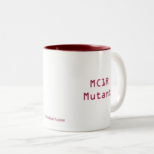 MC1R Mutant Zweifarbige Tasse (VorderseiteRechts)
