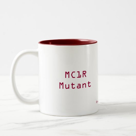 MC1R Mutant Zweifarbige Tasse (Links)