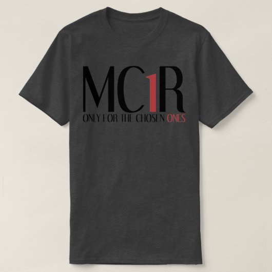 MC1R wählt auf Redhead 2 T-Shirt (Design vorne)