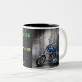 MC Badass-Tasse Zweifarbige Tasse (VorderseiteRechts)