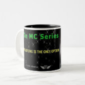 MC Badass-Tasse Zweifarbige Tasse (Vorderseite Links)