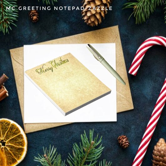 MC Begrüßung Notizblock