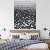 MC Escher art Leinwanddruck (Insitu (Schlafzimmer))