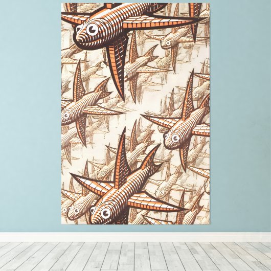 MC Escher art Leinwanddruck (Insitu (Holzboden))