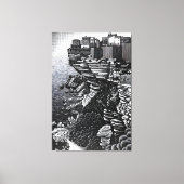 MC Escher art style Leinwanddruck (Vorderseite)