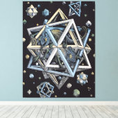 MC Escher art style Leinwanddruck (Insitu (Holzboden))