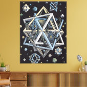 MC Escher art style Leinwanddruck (Insitu (Wohnzimmer))