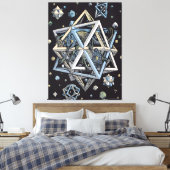 MC Escher art style Leinwanddruck (Insitu (Schlafzimmer))
