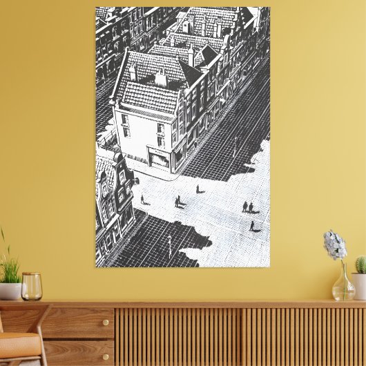MC Escher art style Leinwanddruck (Insitu (Wohnzimmer))