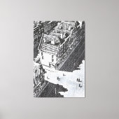 MC Escher art style Leinwanddruck (Vorderseite)