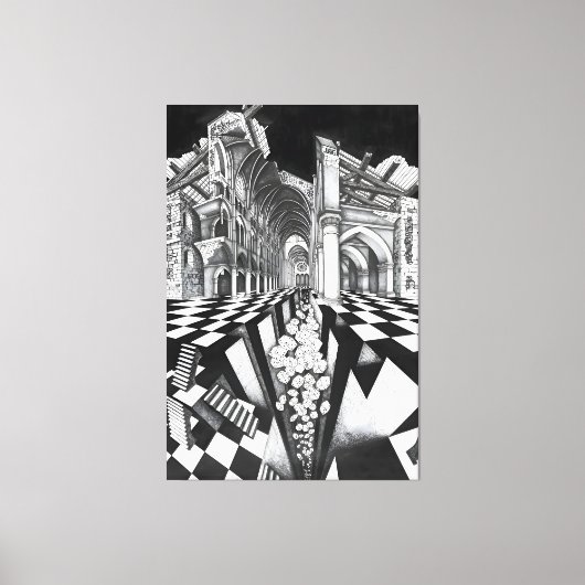 MC Escher Kunst Leinwanddruck (Vorderseite)