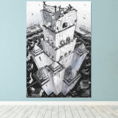 MC Escher Kunst Leinwanddruck (Insitu (Holzboden))