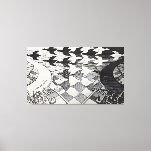 MC-Escher-Kunstmalerei Leinwanddruck (Vorderseite)