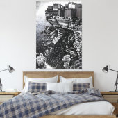 MC Escher Kunststil Leinwanddruck (Insitu (Schlafzimmer))