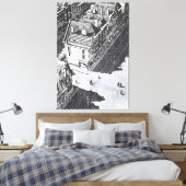 MC Escher Kunststil Leinwanddruck (Insitu (Schlafzimmer))