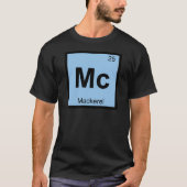 Mc - Makerel Fish Chemistry Periodic Table Symbol T-Shirt (Vorderseite)