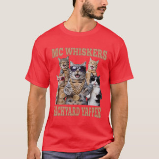 MC Whiskers Hinterhof-Kläffer-Bootleg-Mädchen T-Shirt