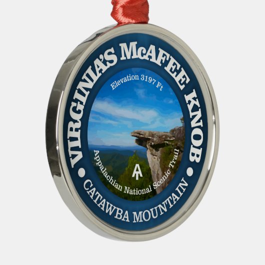 McAfee Knob Ornament Aus Metall (Rechts)