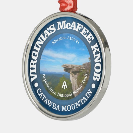 McAfee Knob Ornament Aus Metall (Links)