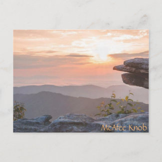 McAfee Knob-Postkarte Postkarte