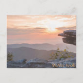 McAfee Knob-Postkarte Postkarte (Vorderseite)