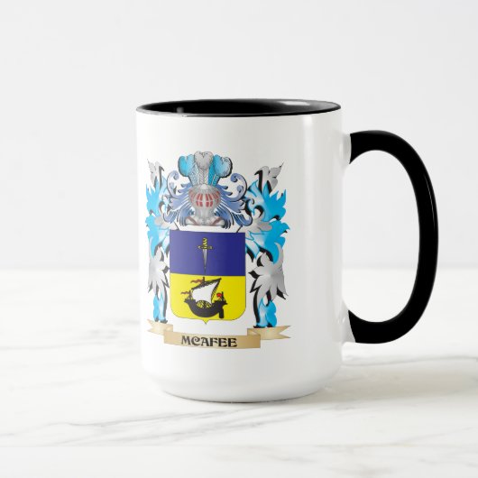 Mcafee Wappen - Familienwappen Tasse (Rechts)
