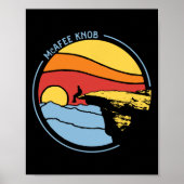 Mcafee's Knob Trail Hiking Giant Star Roanoke Grap Poster (Vorne)