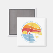 McAfee's Knob Trail Wandern Shirt von Giant Star Magnet (Vorderseite/Rückseite)