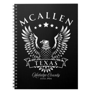 McAllen Hidalgo Landkreis Texas Vintag Eagle Notizblock
