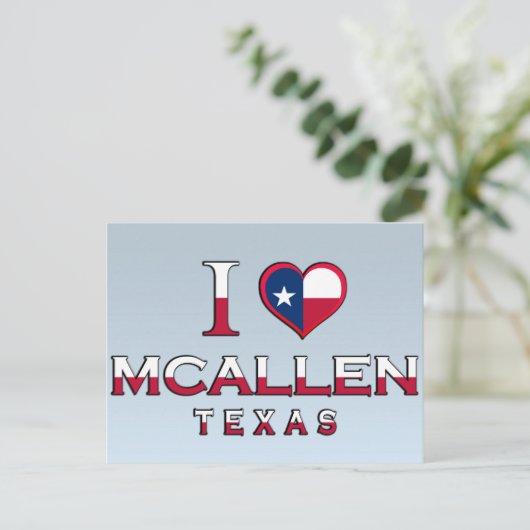 McAllen, Texas Postkarte (Stehend Vorderseite)