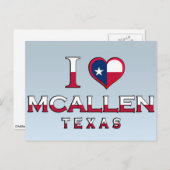 McAllen, Texas Postkarte (Vorne/Hinten)