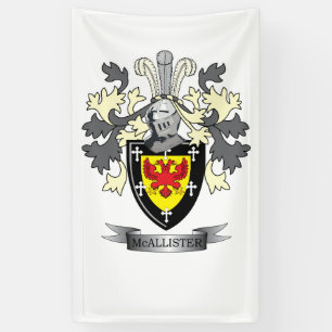 McAllister Familienwappen-Wappen Banner