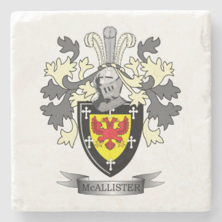 McAllister Familienwappen-Wappen Steinuntersetzer