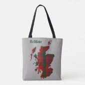 McAllister Tartan-Schottland-Karte Tasche (Rückseite)
