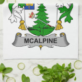 McAlpine Familienwappen Handtuch (Gefaltet)