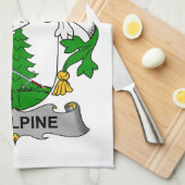 McAlpine Familienwappen Handtuch (Viertel Falte)