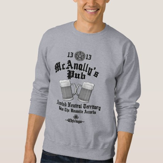 McAnally's Pub Black Logo Sweatshirt (Vorderseite)