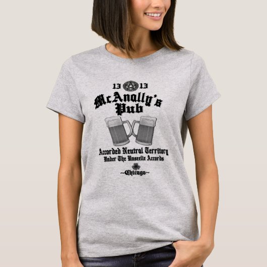 McAnally's Pub Black Logo T-Shirt (Vorderseite)