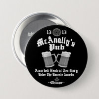 McAnally's Pub White Logo