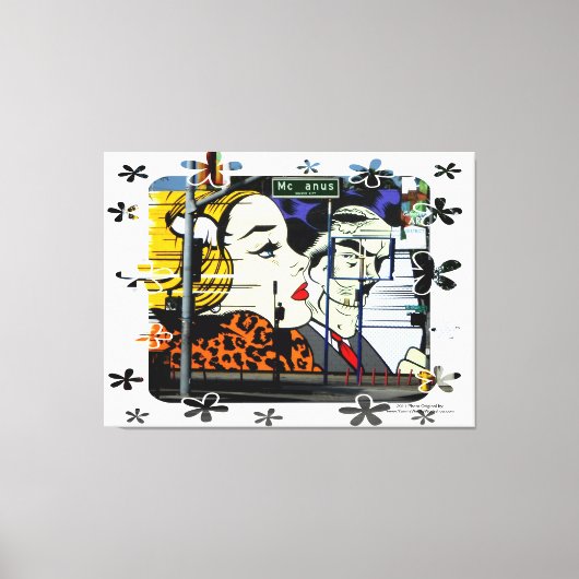 McAnus Street Leinwanddruck (Vorderseite)