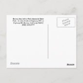 McArthur-Burney Falls Memorial Staat Park Postkarte (Rückseite)