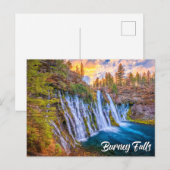 McArthur-Burney Falls Memorial State Park Postkarte (Vorne/Hinten)