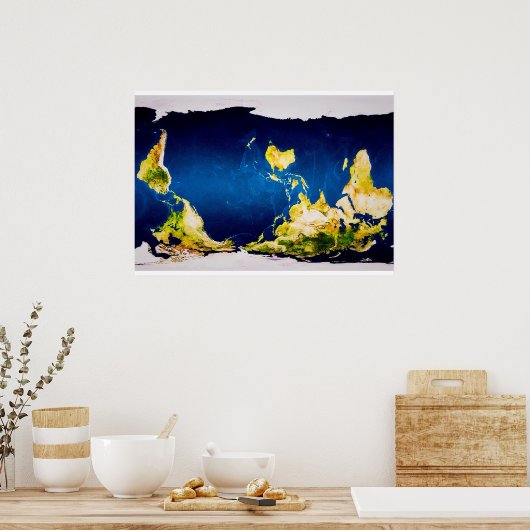 McArthur’s New WorldMap Poster (Küche)