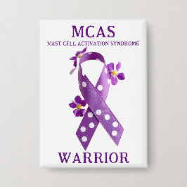 MCAS Mast Cell Activation Syndrome Awareness Button