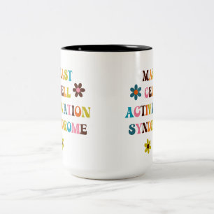 MCAS-Mast-Zell-Aktivierungs-Syndrom Kaffee-Tasse Zweifarbige Tasse