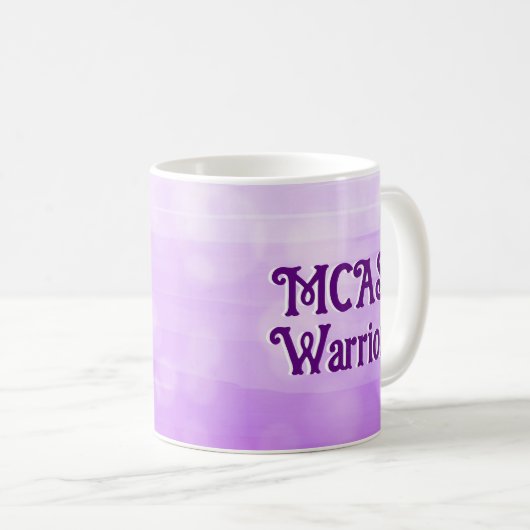 MCAS Warrior Mast Cell Awareness Kaffeetasse (VorderseiteRechts)