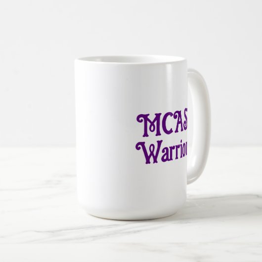 MCAS Warrior Mast Cell Awareness Kaffeetasse (VorderseiteRechts)