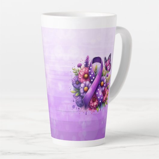 MCAS Warrior Mast Cell Awareness Milchtasse (Rechte Ecke)