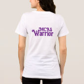 MCAS Warrior Mast Cell Awareness Tri-Blend Shirt (Rückseite)