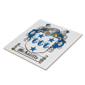 McAuliffe Familienwappen Fliese (Seite)